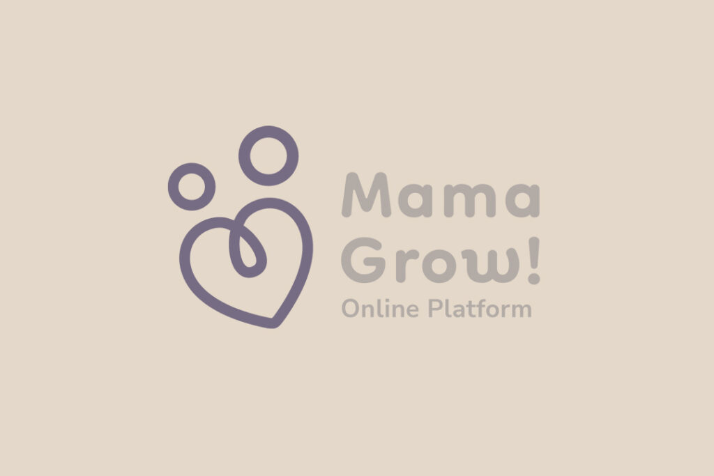 Vorschaubild für MamaGrow - Schriftzug mit MamaGrow! Online Platform
